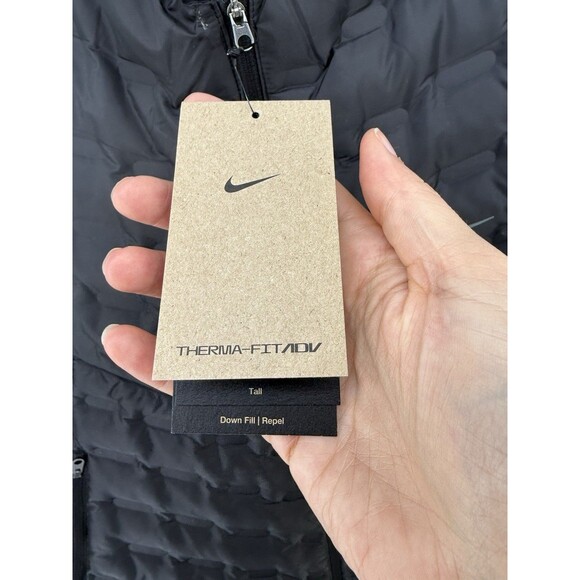 Nike Therma Fit ADV Water Repel Down Fill Running Jacket Vest Men LT FB7542-010 - Picture 4 of 16